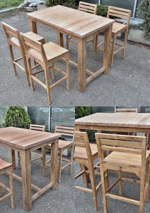 Bar set - table, 4 chairs