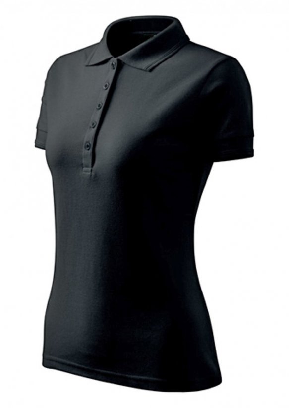 Damen poloshirt mit höherem gewicht - 65% baumwolle, 35% pes - Größe: XS, T-shirt color: 14 azurblau