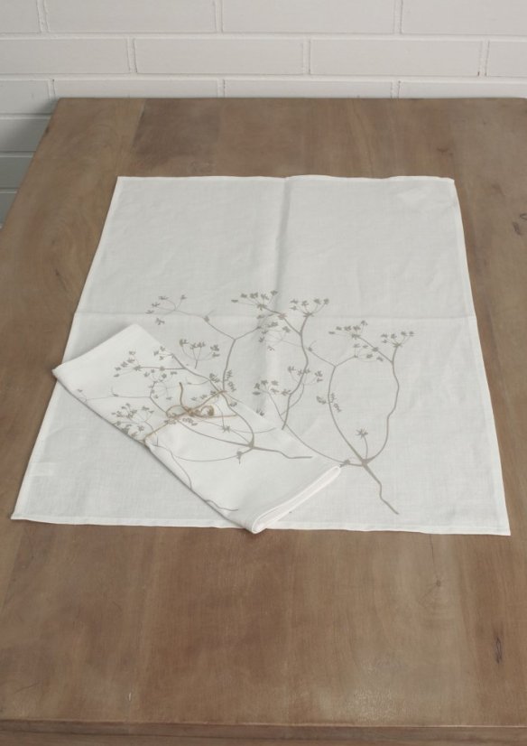 Kitchen towel - 50% linen, 50% cotton