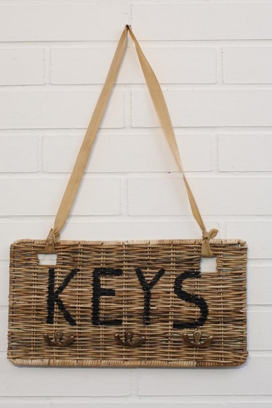 Key hanger - rattan - slimit