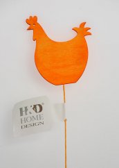 Decoration plunge - hen - wood