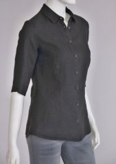 Woman&#039;s shirt, 3/4 sleeve - 100% linen