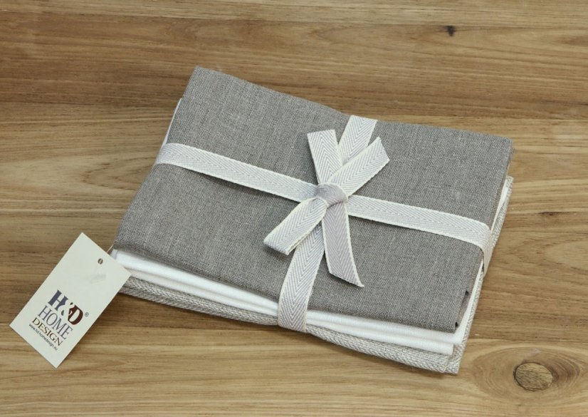 Kitchen towels - 3 pieces - 100% linen