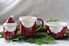 Christmas mug - ceramics