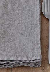 Serviette - 1 stück  - 100% leinen, knitterfrei