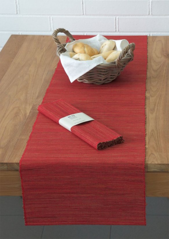 Běhoun z vodního hyacintu – přírodní, omyvatelný - červený