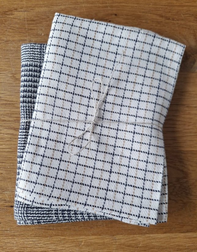 Mycí ubrousek na nádobí / hadřík na úklid - 100% len - 2 ks