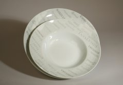 Teller für teigwaren - durchmesser 30 cm  -  porzellan