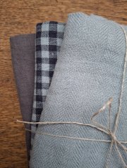 Linen kitchen towels - 3 pieces