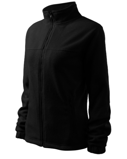 Dámská fleecová mikina- černá - Velikost: 3XL