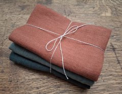 Linen kitchen towels - 3 pieces