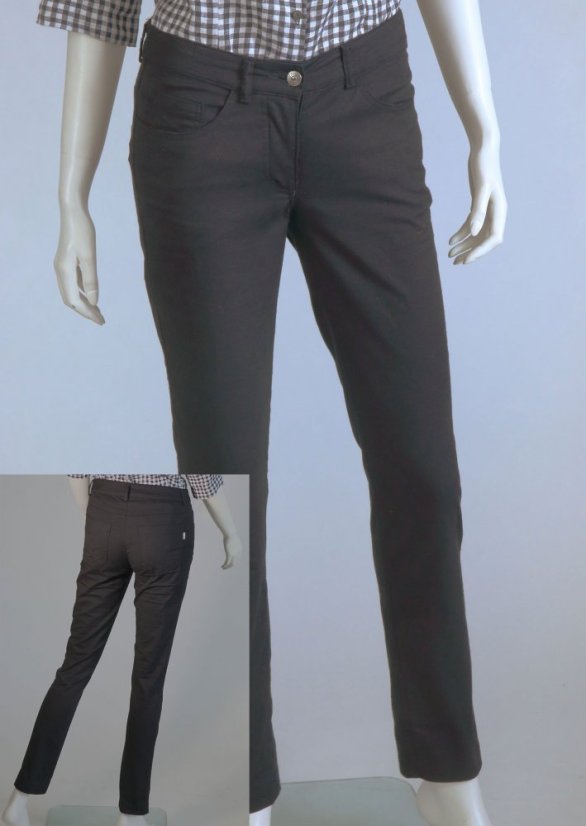 Damen jeans - slim, hohe taille - 96% baumwole, 4% elastan - Größe: 48