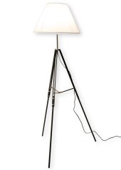 Klapp- und tragbare  stehlampe - metall/canvas