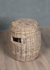 Pouffe - rattan kubu