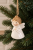 Hängender Keramikengel - Weihnachtsdekoration