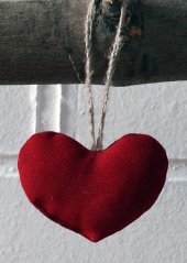 Hanging decoration - srdíčko