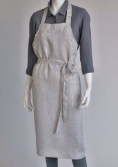 Ladies apron - service - 100% linen