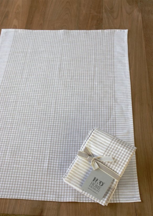 Kitchen towel - 50% linen, 50% cotton