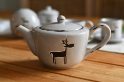 Decoration - tea pot - ceramics