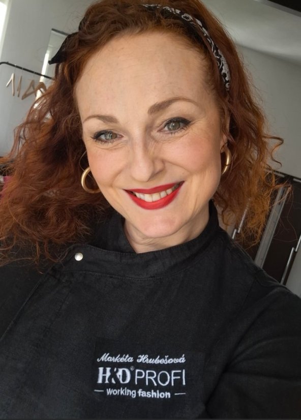 Custom-made chef's jacket - personalized with logo - Size: 3XL