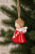 Hängender Keramikengel - Weihnachtsdekoration