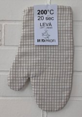 Oven glove - 50% linen, 50% cotton