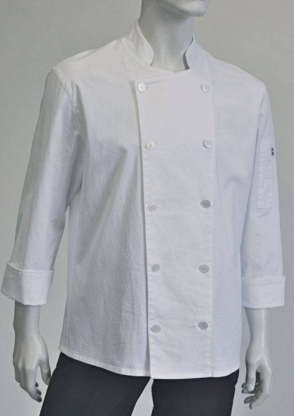 Chef coat jacket - 96% cotton, 4% elastane - Size: 60