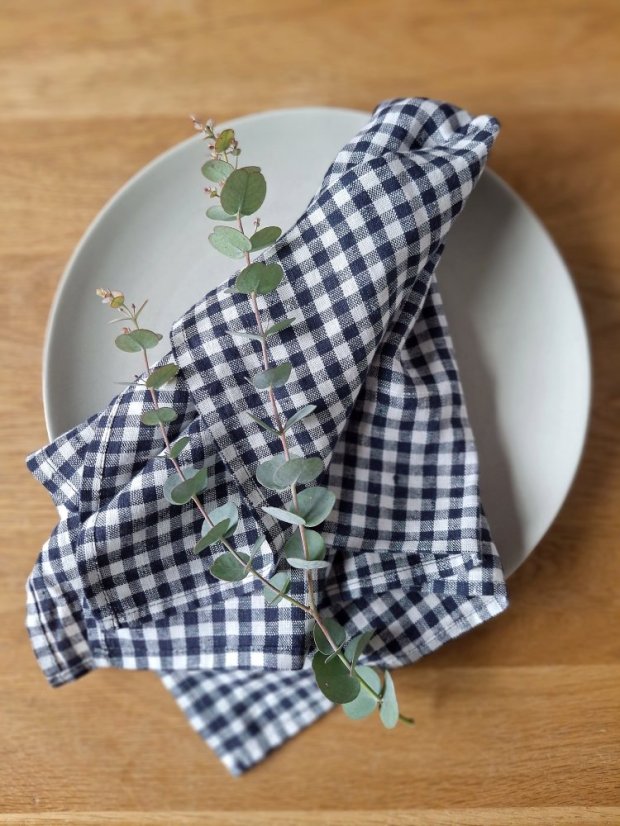 Serviette - 1 stück  - 100% leinen