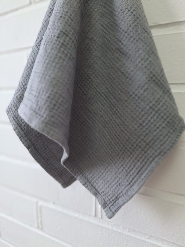 Kuchyňská vaflová utěrka - 3 ks - 72% len, 28% bavlna