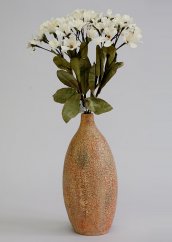Arrangement of permanent value (celulose flowers+vase)