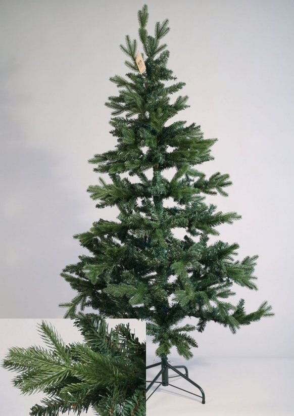 Vánoční stromek smrček - imitace pravého jehličí