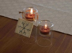 Christmas gift set - candlestick - 2 pieces
