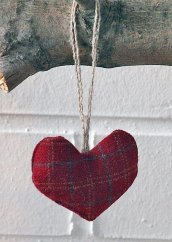 Hanging decoration - srdíčko