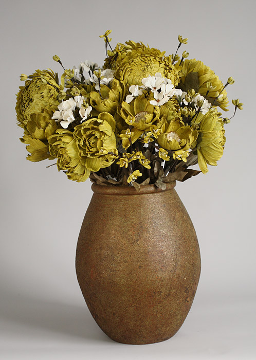 Arrangements - artificial flowers, vase