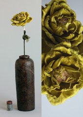 Decoration-celulose flowers