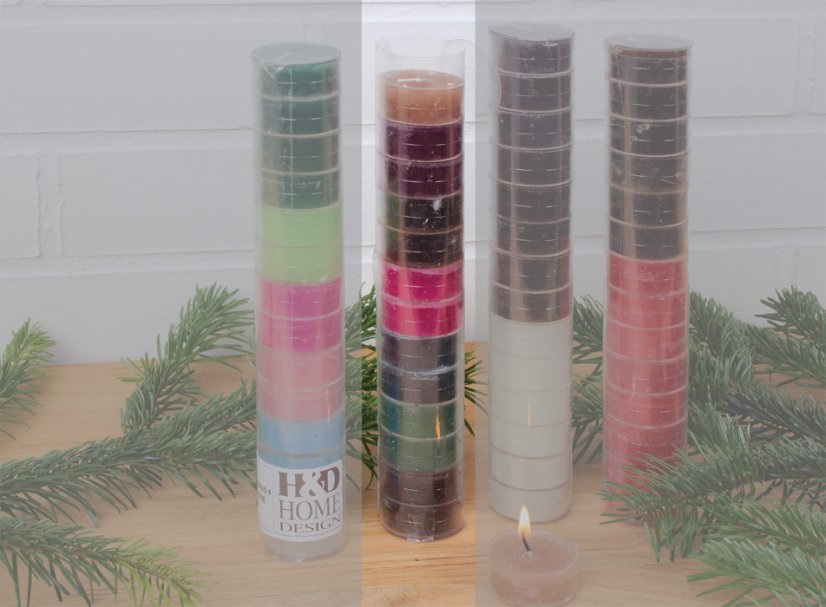 Candles - set 14 piece