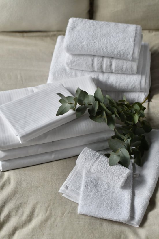 Bettwäsche - weiss - Satin