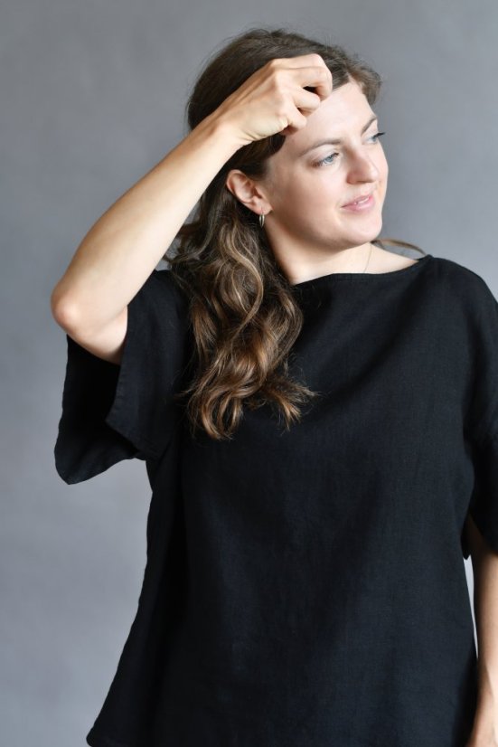 Dámská halenka - 100% len - Velikost: 46