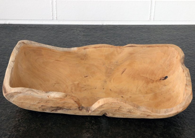 Bowl - solid teak