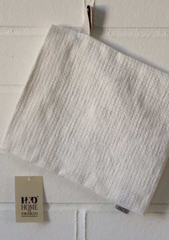 Washcloth - 72% linen, 27% cotton - waffle