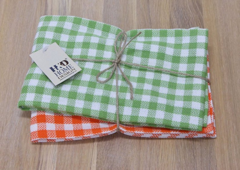 Kitchen towels - 2 pieces - 100% cotton