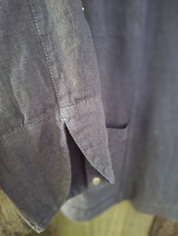 Chef coat jacket - for ladies -  100% linen - Size: 36