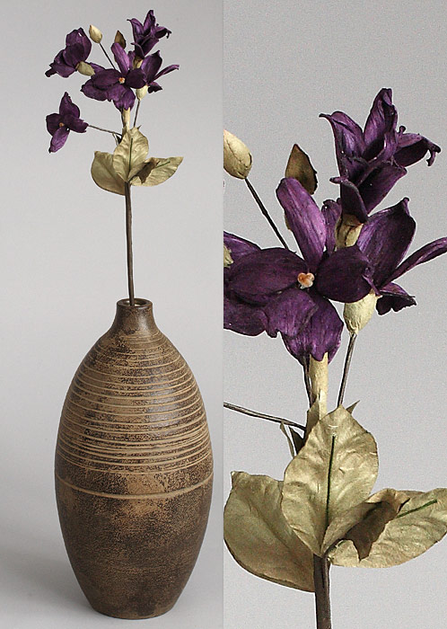 Decoration - celulose flowers