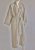 Bademantel aus Leinen unisex - natur beige
