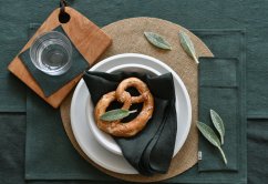 Cutlery pocket - 100% linen