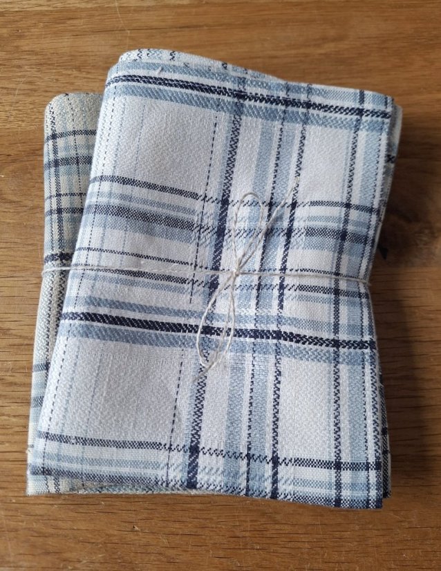 Mycí ubrousek na nádobí / hadřík na úklid - 100% len - 2 ks