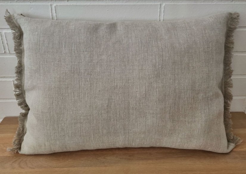 Cushion cover - 100% linen  - 60 x 40 cm