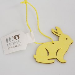 Hanging decoration - bunny - wood