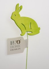 Decoration plunge - bunny - wood