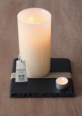 Velká luminiscenční svíčka - efekt plápolajícího ohně